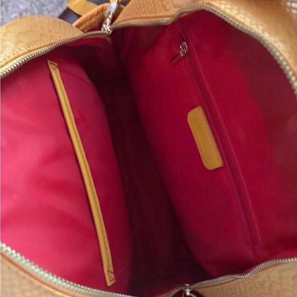 Yellow Textured Backpack - Picture 8 of 13